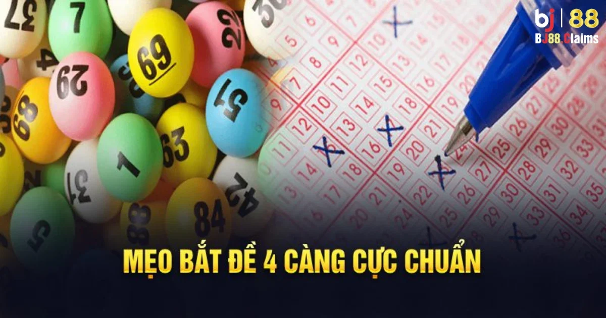 Mẹo hay để chơi đề 4 càng tại BJ88 hiệu quả