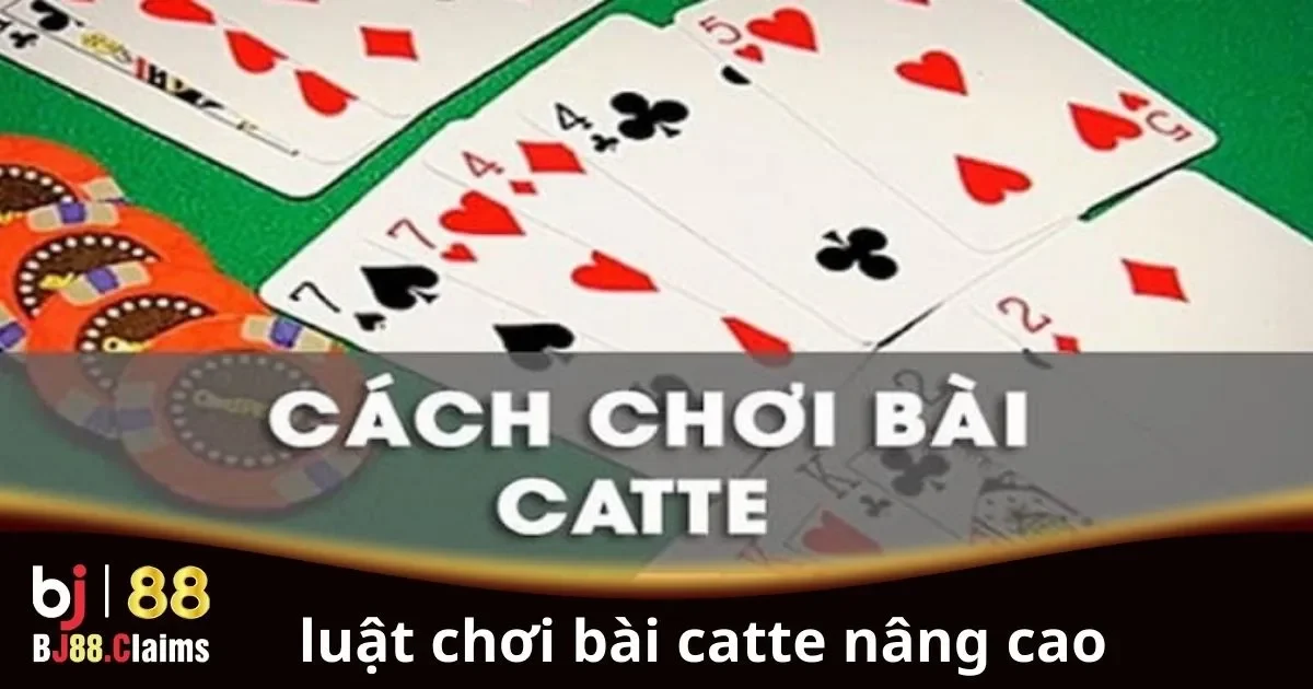 Luật chơi bài Catte nâng cao cho người chơi chuyên nghiệp